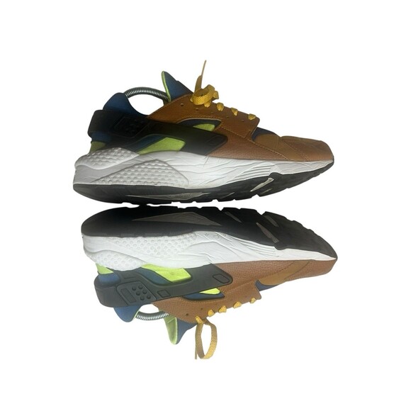2018 Nike Air Huarache Desert Ochre Blue Force Volt 318429-701 Mens Size 10 - Picture 5 of 7